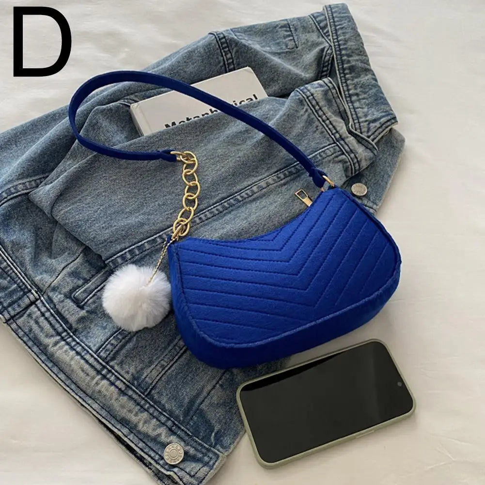 Mini Sac Bandoulière Femme en Feutre Elégant - NatyGlam's