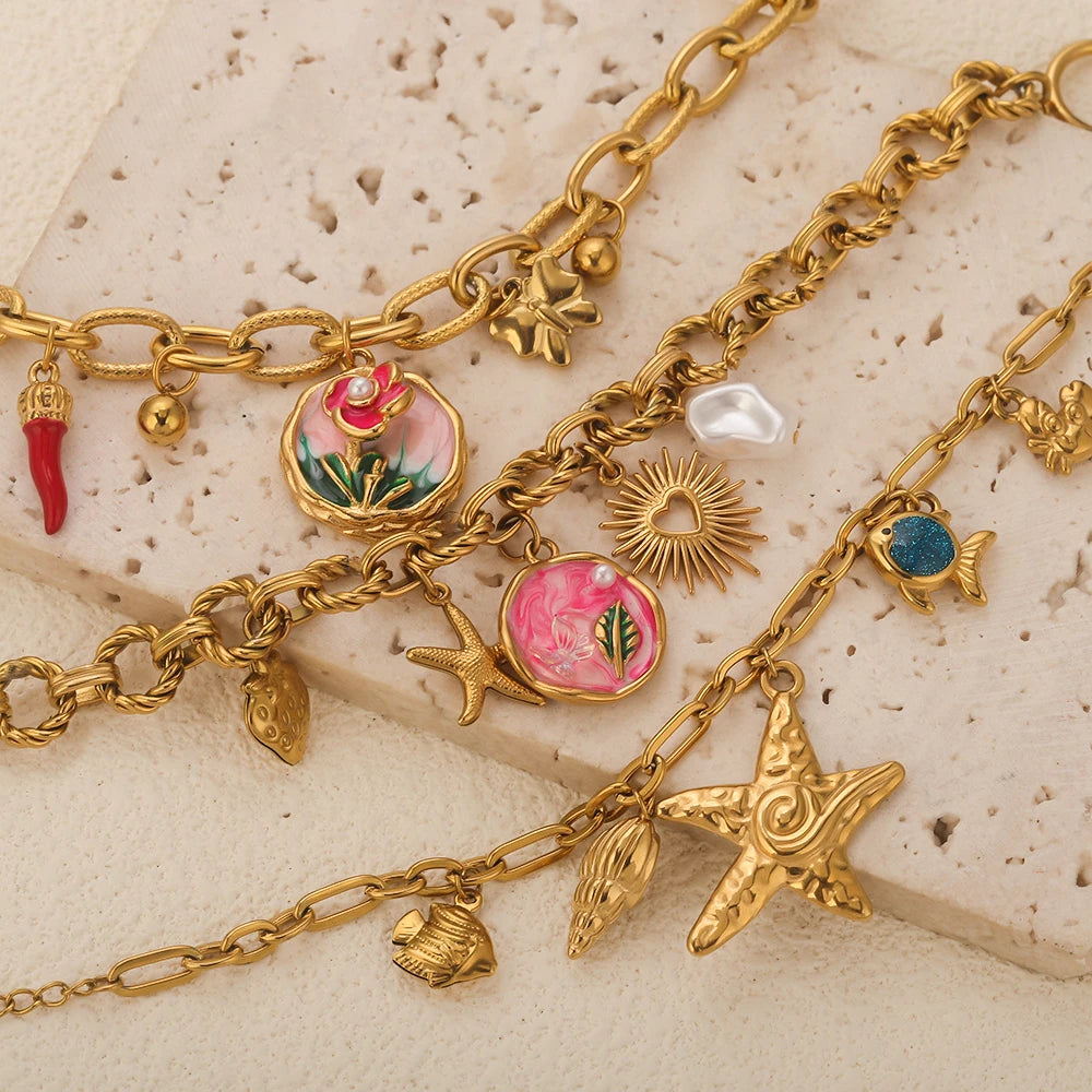 Bracelet Etoile de Mer Acier Inoxydable - NatyGlam's
