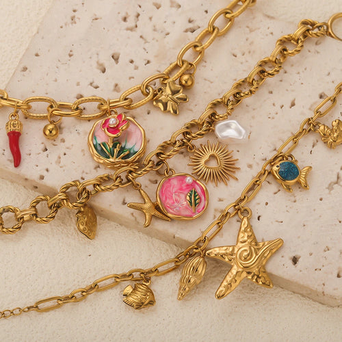 Bracelet Etoile de Mer Acier Inoxydable - NatyGlam's