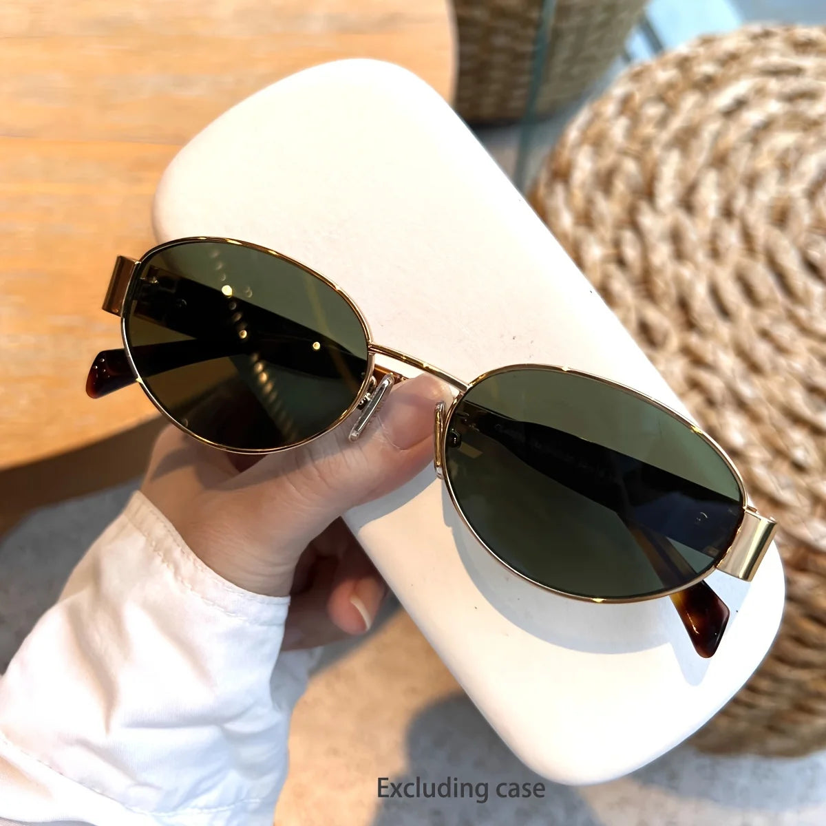 Lunettes de soleil ovales tendance femme - NatyGlam's