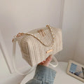 Sac à main femme en paille tissée sac bandoulière chaîne collection 2026