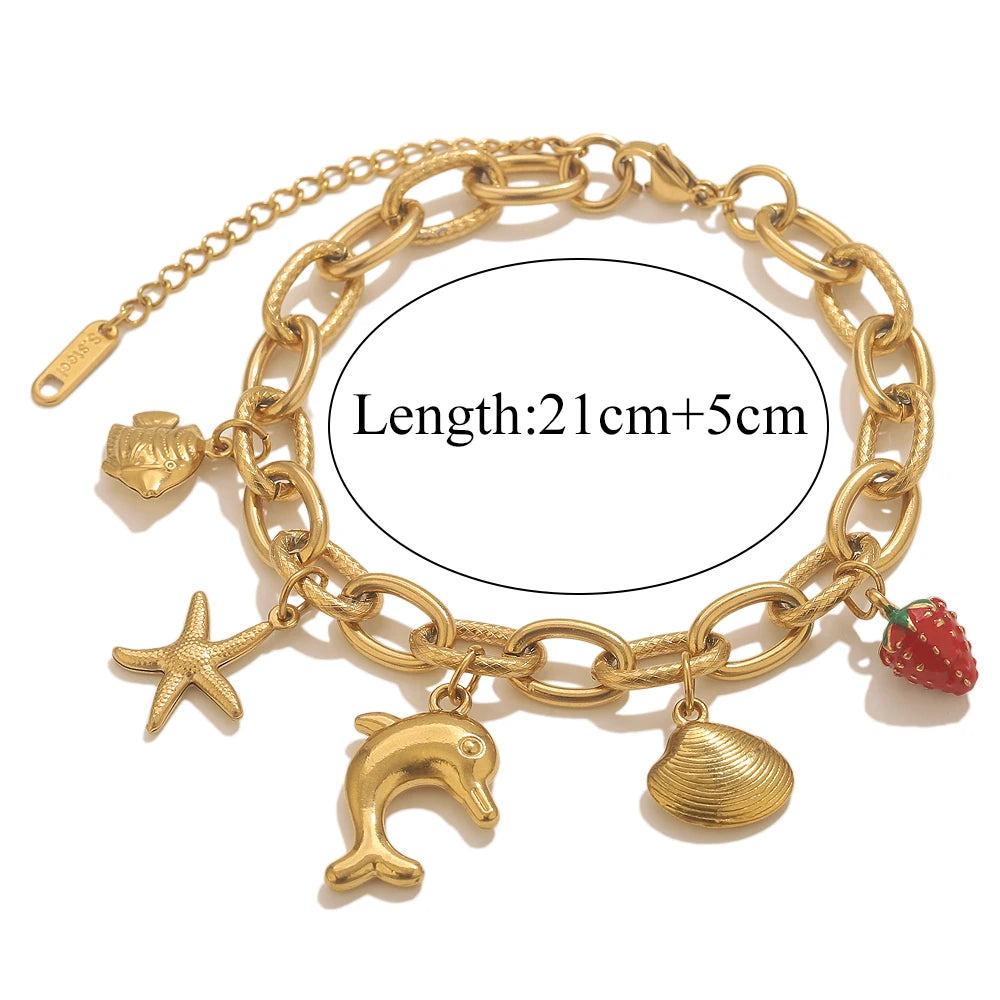 Bracelet Etoile de Mer Acier Inoxydable - NatyGlam's