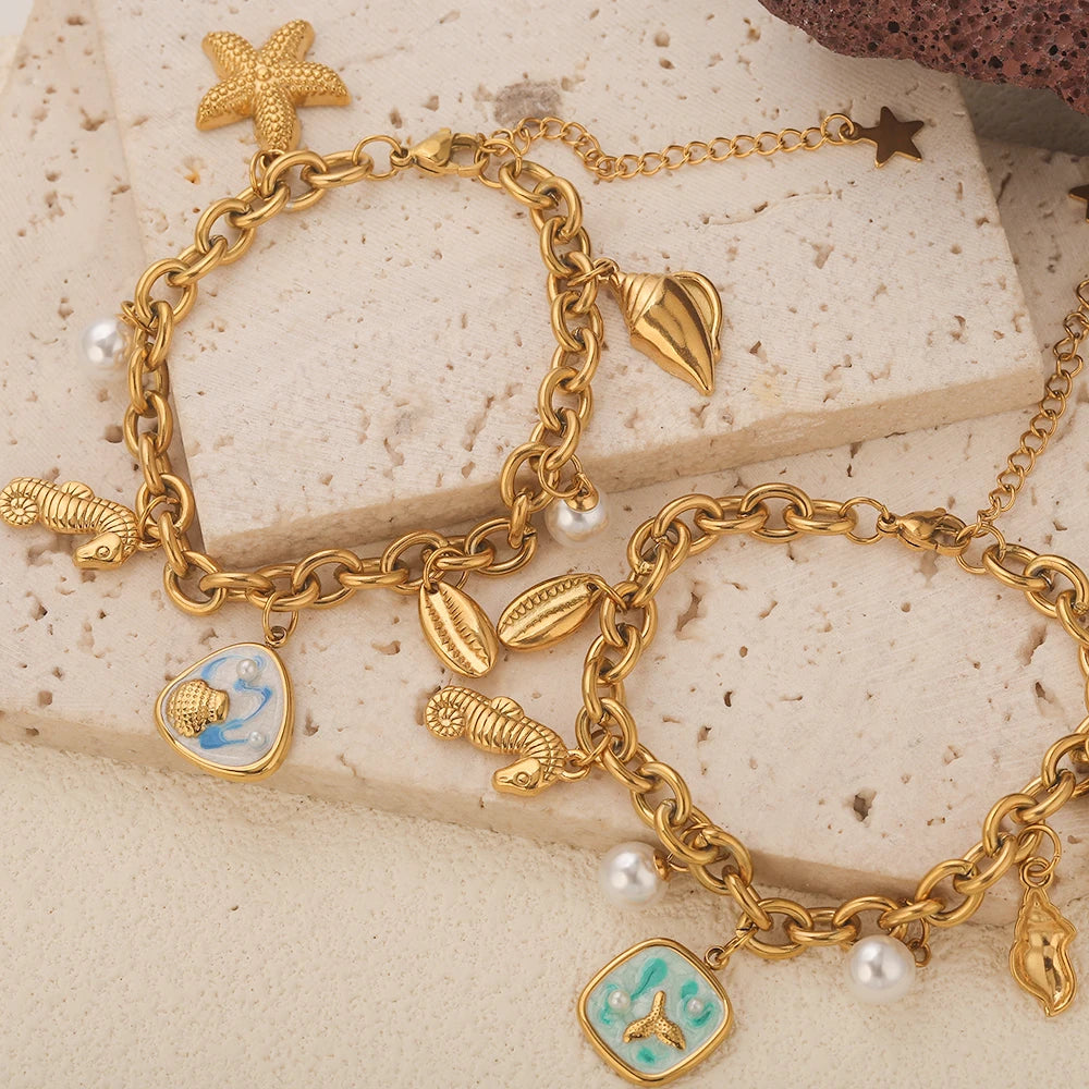 Bracelet Etoile de Mer Acier Inoxydable - NatyGlam's