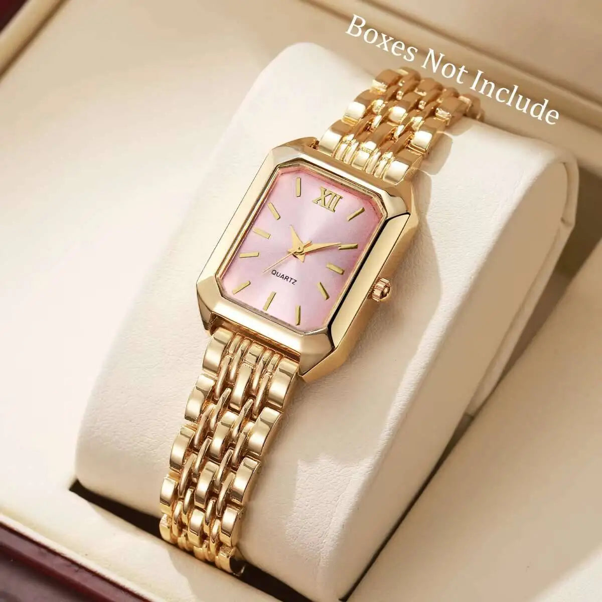 Montre Femme Rectangulaire Elégante à Quartz - NatyGlam's