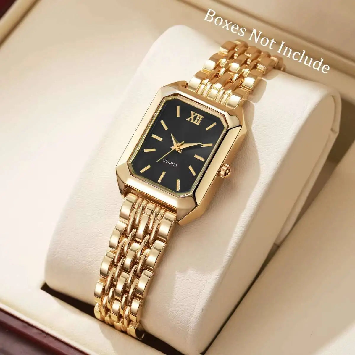 Montre Femme Rectangulaire Elégante à Quartz - NatyGlam's