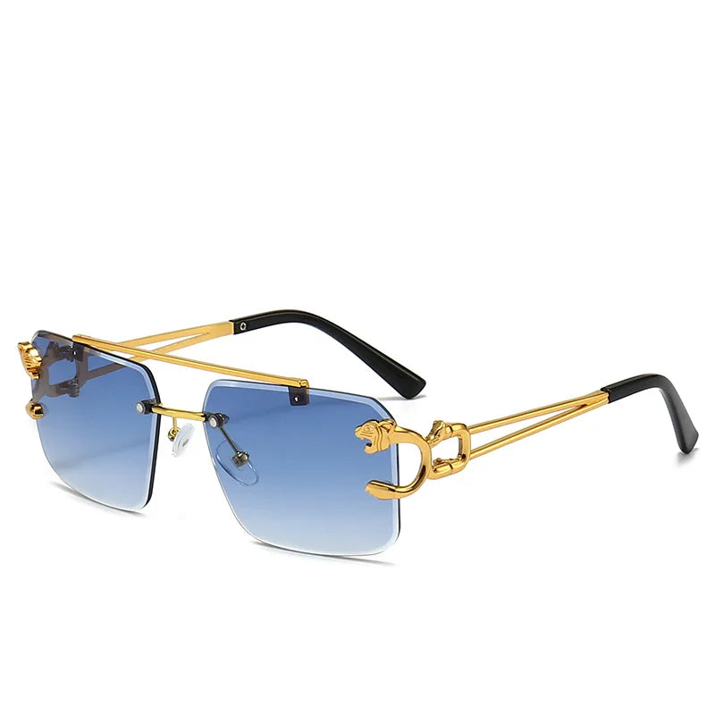 Lunettes de soleil carrées de luxe femme UV400 - NatyGlam's
