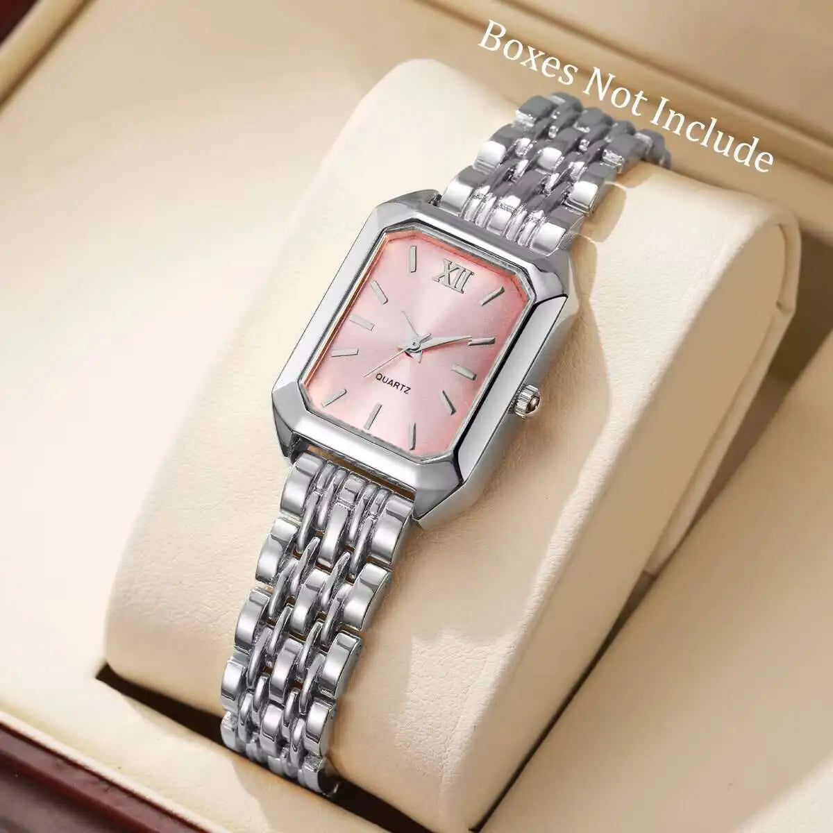 Montre Femme Rectangulaire Elégante à Quartz - NatyGlam's