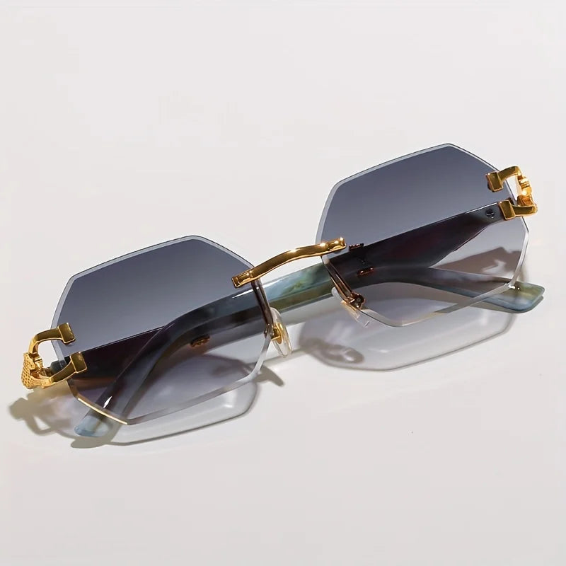 Lunettes de Soleil Géométriques Femme UV400 Tendance - NatyGlam's