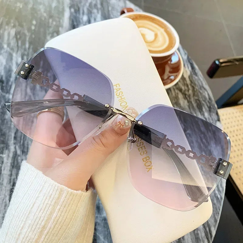 Lunettes de soleil carrées femme style créateur tendance - NatyGlam's