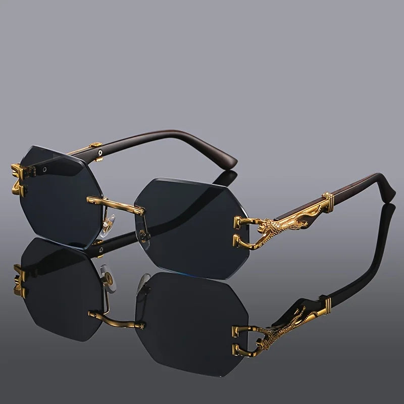 Lunettes de Soleil Géométriques Femme UV400 Tendance - NatyGlam's
