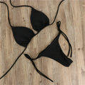 Maillot de bain bikini femme 2 pièces push-up rembourré sexy, tendance plusieurs coloris