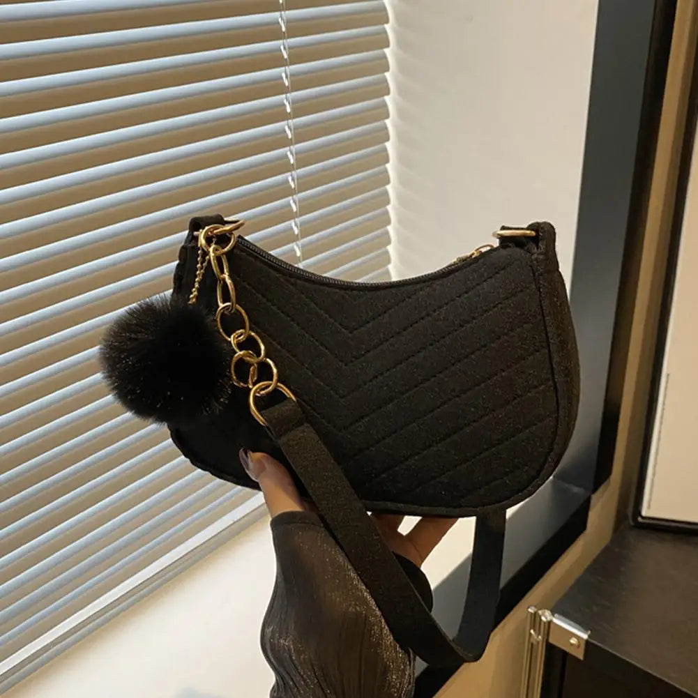 Mini Sac Bandoulière Femme en Feutre Elégant - NatyGlam's